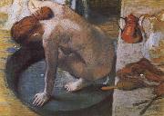 Edgar Degas Morning bath oil